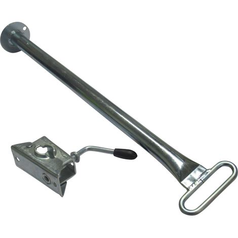 Trailer Leg Support Tube With Clamp 34MM x 600MM (Caravan Trailer Prop Stand) (1/5)