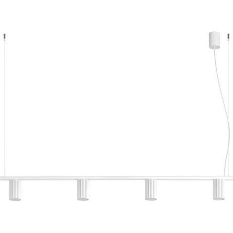 Lampadari KARBON bianco 122x212x6.5cm Alluminio Sollux (1/5)