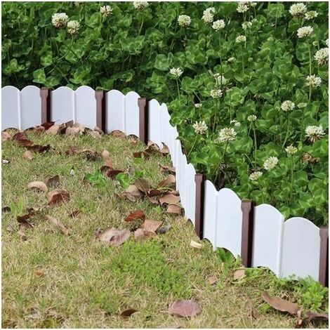 SABIR Lot de 20 piquets d'ancrage au sol en plastique de 24 cm - Piquets d'ancrage au sol - Piquets d'ancrage de jardin - Piquets de fixation pour bordure de jardin, terrasse, tente (1/3)