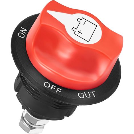Coupe-Circuit Batterie 12V–24V 100A Avec Boîtier Étanche Comme Interrupteur Principal À Installer Pour Voiture, Moto, Bateau, Marine Et Camion (1/5)