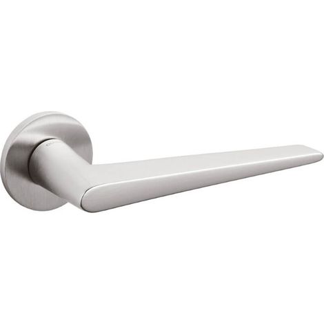 Poignée de porte design Nina sur rosace en acier inoxydable - M234NSB8BIS (1/3)