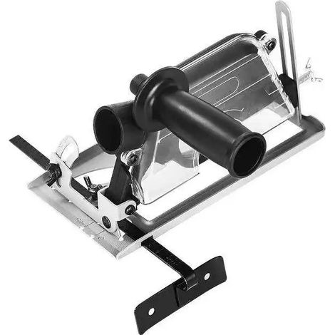 Angle Grinder Holder Dust Collector Dust-Free Cutting Aid DIY 100-125mm (1/4)