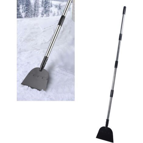 Pelle à Neige et Glace pour Jardin Outil de Dégivrage Pelle de Nettoyage Manche Ergonomique pour Pelouse et Bordures- (1/5)
