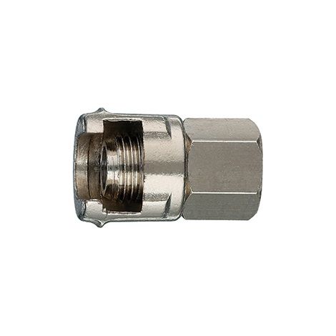 ANI 11/C 11/D RACCORDO FEMMINA CON DADO FRESATO RIDUZIONE PER ARIA COMPRESSA - 3/8" F