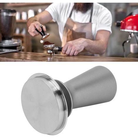 Marteau à café en acier inoxydable, tasseur à pression constante, gris, 53 mm (1/5)