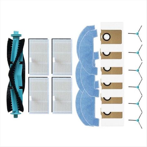Convient Aux Pièces D'Aspirateur pour Ultenic T20 Pro, Rouleau Principal, Brosse Latérale, Sac à Poussière, Filtre, Chiffon de (1/5)