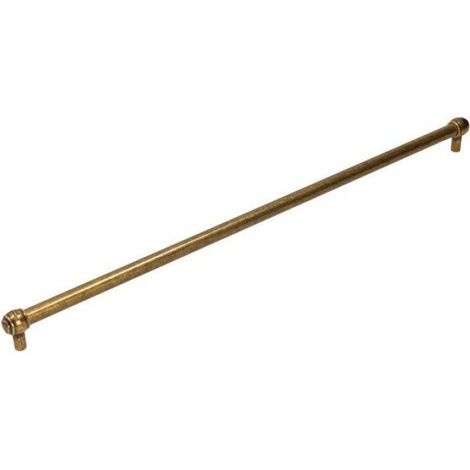 Poignée Garde-Corps - Laiton Patiné Antique - 448 mm - Pour Intérieur Salon Cuisine Salle De Bain - Lot De 1