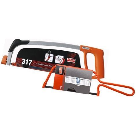 Bahco 317 BAH317 Hacksaw Frame + Junior Saw 239 BAH239 Twin Pack XMS25HACK