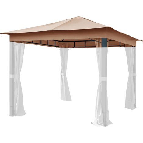 Tetto di ricambio 3x3 m per Sunset Premium ca. 220 g/m² ocra