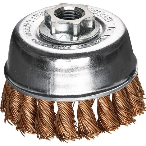 LESSMANN Rundbürste ZT Drahtstärke 0,50 mmBronzedraht BRO 12 mm 12500 min-¹