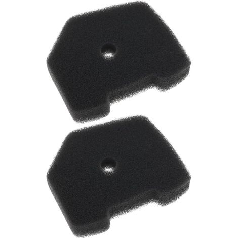 Lot de 2 filtres à air en éponge 11013-2244 pour tondeuse à gazon compatibles avec moteur TJ27E TJ027E 72 x 70 x 10 mm (1/5)