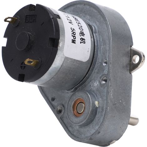 Motoréducteur CC 12 V 5 tr/min, réducteur de vitesse en acier allié pour équipements robotiques (1/5)