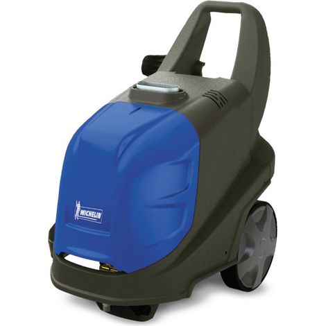 Michelin – Nettoyeur haute pression électrique 2400W 140 bar 480L/h – Moteur induction – Chaudière acier pour eau chaude 90°C – Tuyau renforcé 8m (1/4)