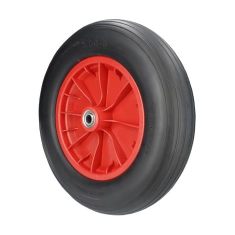 Roue de serre massive, robuste et durable, idéale pour la mobilité des structures agricoles et l'optimisation des cultures.