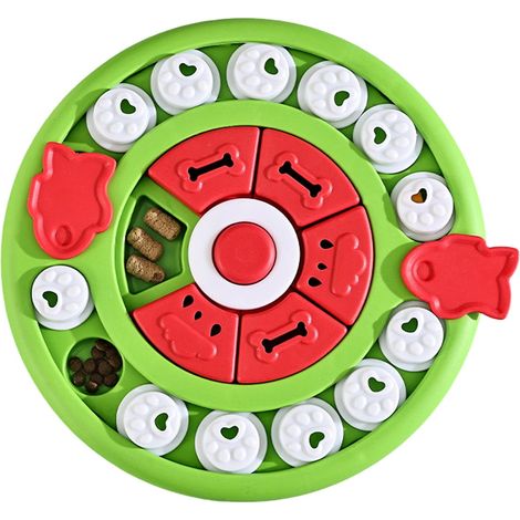 Juguete interactivo para perros con dispensador de premios, dispensador de comida que estimula mentalmente a cachorros y razas grandes. (1/5)
