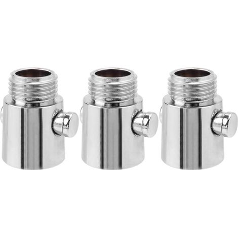 Stop Douche, 3 Pièces Robinet D'arrêT du Pommeau de Douche G1/2, Economiseur D'eau pour Douche Fabriqué en Matériau ABS de Haute qualité, Convient pour La Cuisine ou La Douche (1/5)