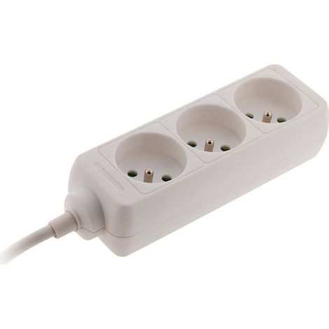 Bloc multiprise 3x16A 2P+T - blanc - Zenitech (1/5)