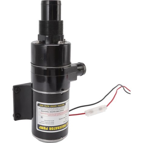 Pompe à eaux usées anti-obstruction, à broyeur efficace et à protection multiple, pour toilettes, camping-car, yacht et cuisine (12 V). (1/5)