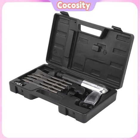 Cocosity Kit de marteau pneumatique 250mm Long Barrel Air Hammer Kit Heavy Duty Pneumatic moto coffret de 250 mm de long (1/5)