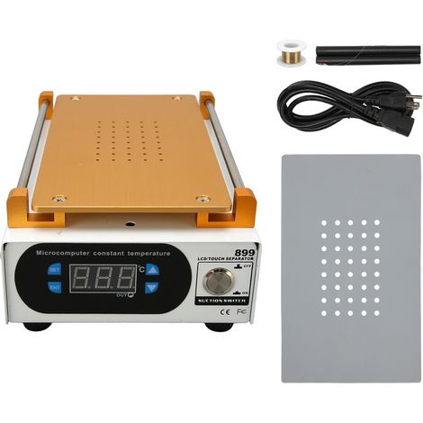 7-Zoll-LCD-Bildschirm-Entfernungsgerät für Mobiltelefone, Touchscreen-Trennvorrichtung, 110-V-US-Stecker