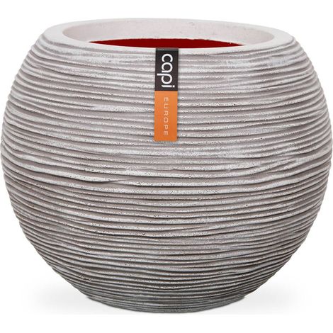 Bac Rib Top Qualité Int/Ext. boule 40x32 cm sable - dimhaut: H 32 cm - couleur: Sable