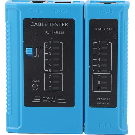 RJ45 and RJ11 Network Cable Tester Ethernet LAN Network Test Tool