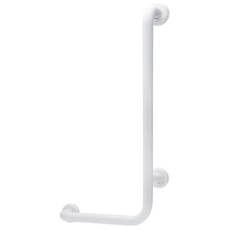 Maniglione Soft angolare 350x670 mm. Con montante destro. Colore bianco. MAD-I-B (1/2)