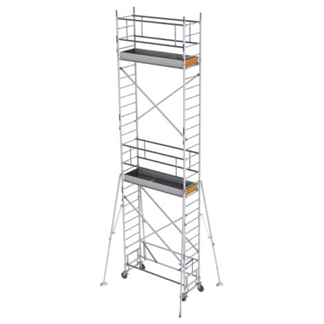 Trabattello 1 piano - Altezza max. di lavoro 4.30m - ECS216T