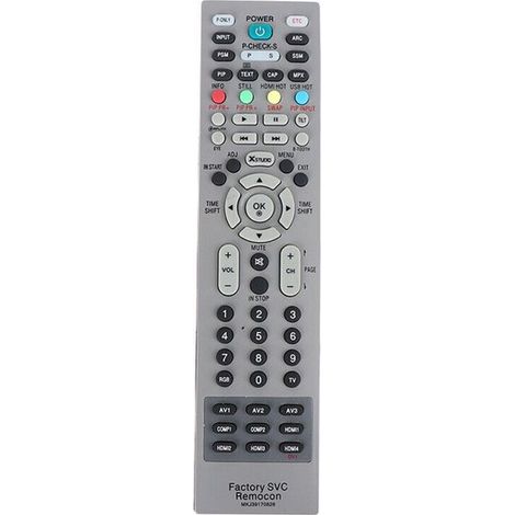 Mando a distancia compatible con televisores LCD LED LG, mando a distancia SVC, mando a distancia infrarrojo en inglés MKJ39170828 (1/5)