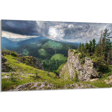 Glasschutzplatte für den Herd 80x52 Berge (1/5)