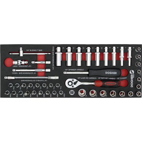 Dogher 500-081 B. COMB.1/4 46 UD.VASOS HEXAGONALES 1/4