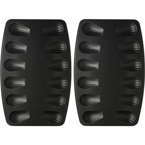 Lot de 2 moules à madeleines 12 empreintes Zenker Spécial Countries (1/5)