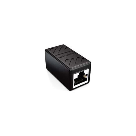 1x CAT6 Coupleur Connecteur de Câble Câbles de Réseau Câble Patch Câble Ethernet Adaptateur Modulaires Blindée 2x Prise Femelle RJ45 DSL LAN Noir (1/3)