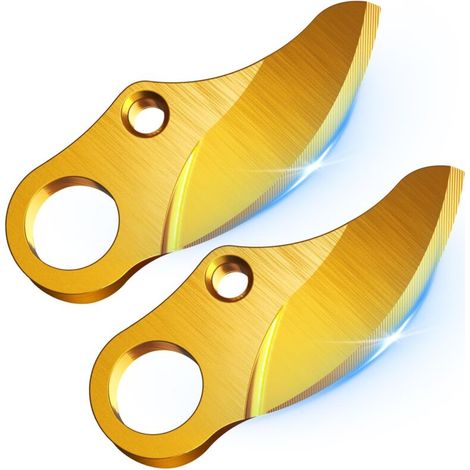 Lames de rechange pour sécateur électrique 2 pièces – Acier SK7 à haute teneur en carbone – Coupes nettes sans éclat – Accessoire professionnel