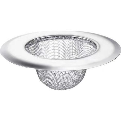 Filtre à Évier en Acier Inoxydable, Filtre de Vidange , Tamis d'évier, Crépine d'évier de Cuisine