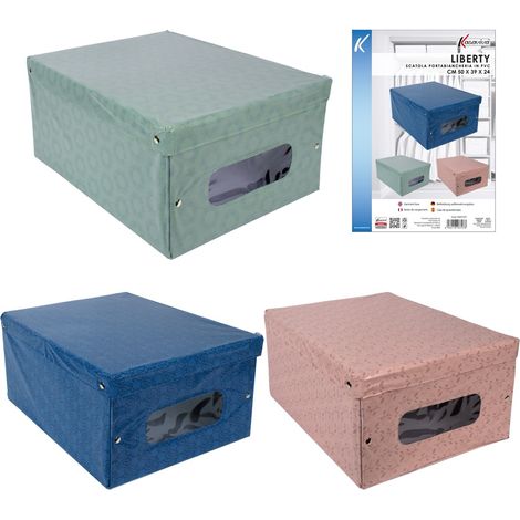 Scatola per Biancheria Kasaviva Liberty 48 x 36 x 19 cm Modelli Assortiti