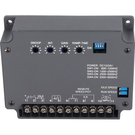 Accessoires pour groupe électrogène diesel DC12V/24V : régulateur de vitesse, contrôleur de vitesse électronique automatique EG2000 (1/5)