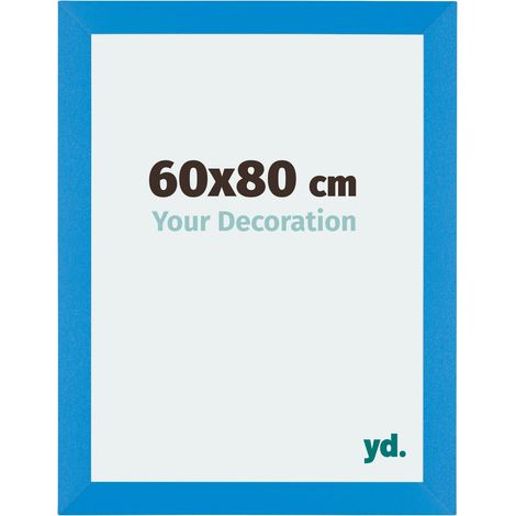 Cadre Puzzle 60x80 cm - cm - Bleu Brillant - MDF - Mura. (1/5)