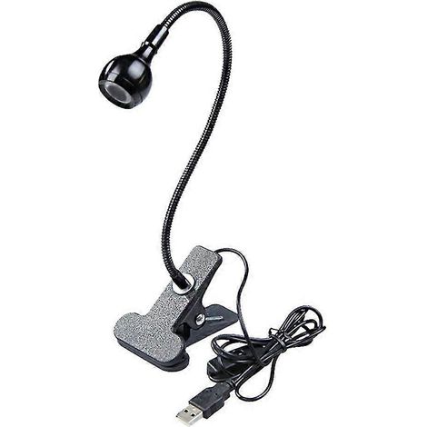 Lampe de bureau à clip USB, lampe de chevet, lampe de réparation de téléphone portable, lampe à ongles, lampe UV pour le durcissement de la colle (lumière violette). (1/2)