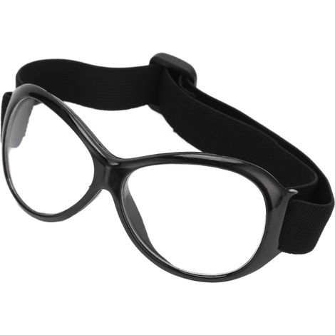 Professionelle Outdoor-Basketballbrille mit verstellbarem Kopfband für Sport und Sicherheit, schwarz (1/5)