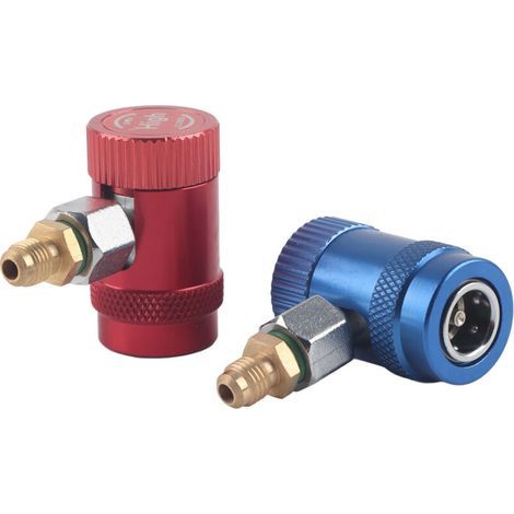 Jeffergarden Adaptateur de Port de Service de climatiseur à coupleurs rapides professionnels adapté aux réfrigérants R1234yf (1/5)