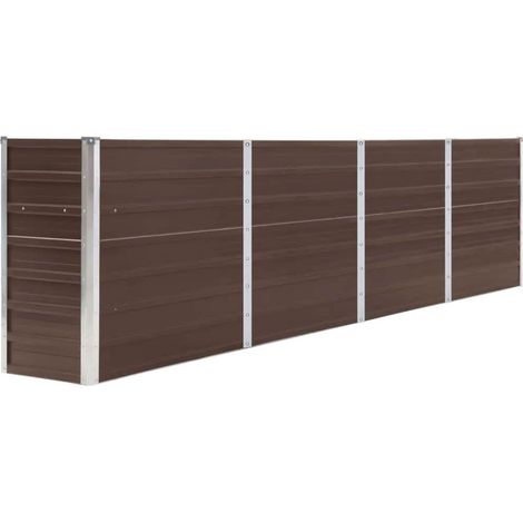 Maison Exclusive - Hochbeet 320 x 40 x 77 cm Verzinkter Stahl Bra