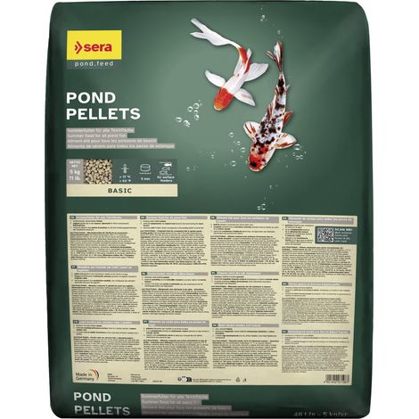 Sera Pond Fischfutter Teich Pellets 40 L Fischfutter