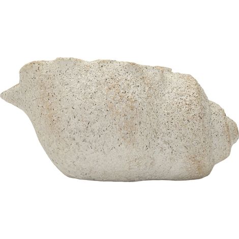 Vaso decorativo Shell Sand in magnesite effetto pietra