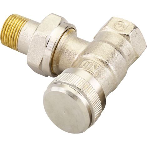 Danfoss Raccordo a squadra RLV 10 R 3/8, ad angolo, nichelato, 003L0141