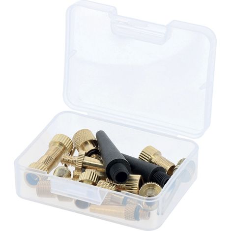 Jeu 16 embouts de gonflage laiton et plastique