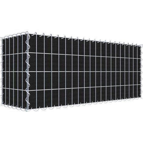 Gabiondeco - Gabion a végétaliser avec toile non-tissée 100 cm x 40 cm x 30 cm (L x H x P). maille 5 cm x 10 cm. spirale - Made in Germany (1/3)