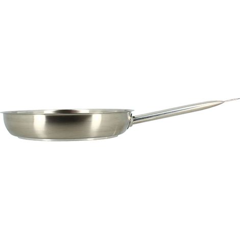 Poêle en acier inoxydable 28 cm, PROFESSIONNEL (1/5)