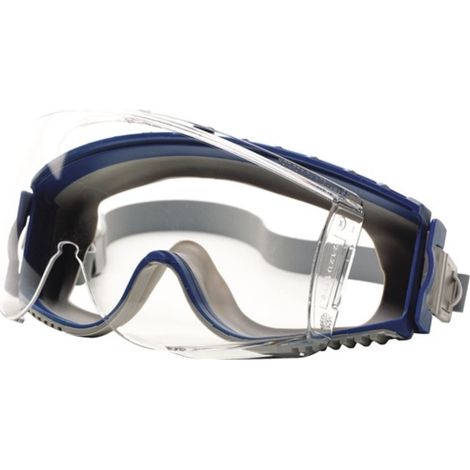 Gafas totalmente selladoras maxxpro en 166, en 170 marco azul / gris, rebanadas Clear PC (1/2)