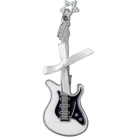 Pince à cheveux Sweet Bows en forme de guitare, pinces rétro punk pour amateurs de musique, accessoires vintage pour guitare, pinces à cheveux décoratives. (1/4)